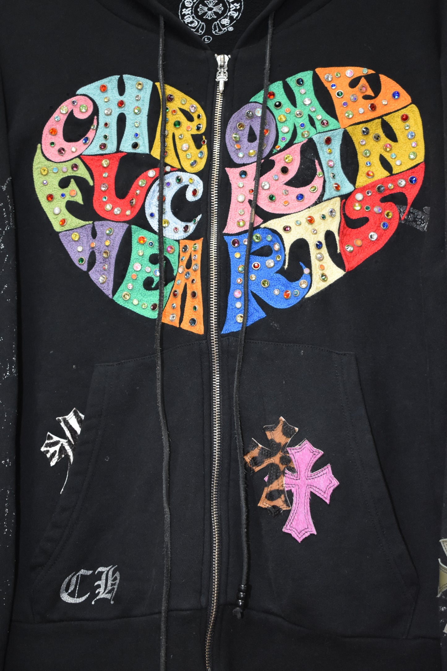 Chrome Hearts custom hoodie “CHROME FUCKIN HEARTS”