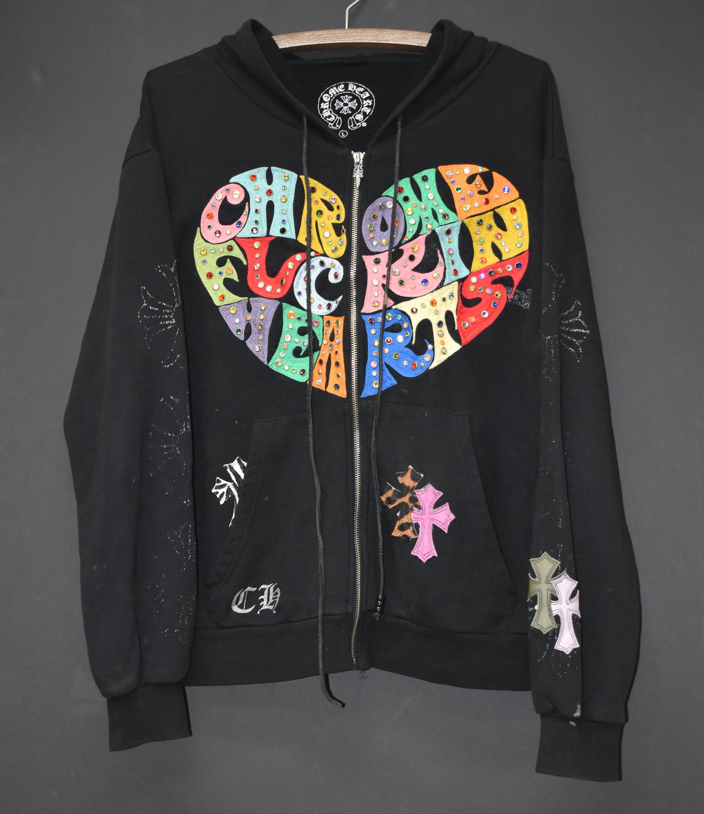 Chrome Hearts custom hoodie “CHROME FUCKIN HEARTS”