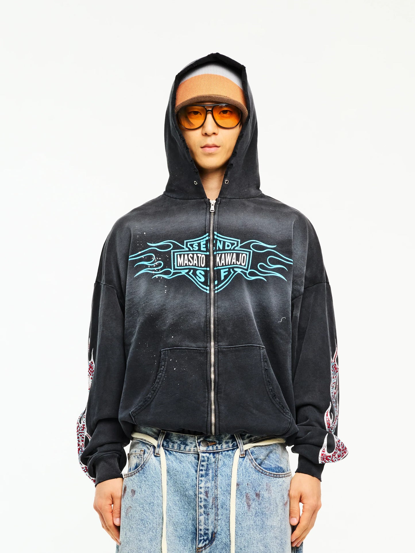 MASATO KAWAJO
FIRESTORM VINTAGE HOODIE X SECND SLF