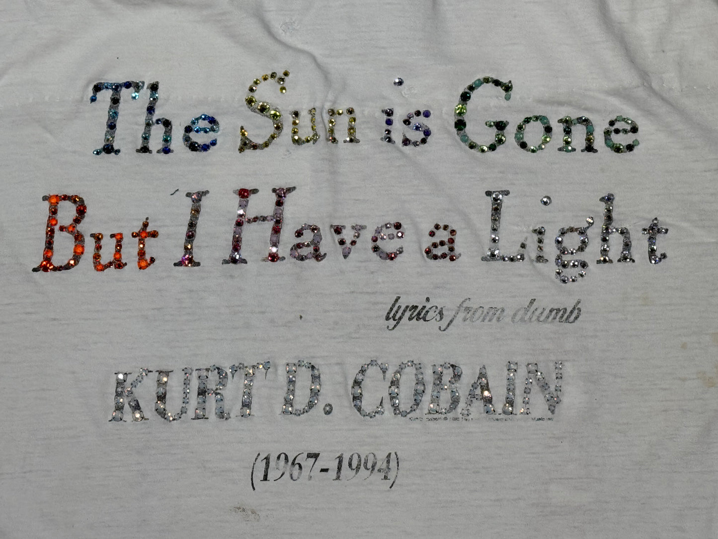 Kurt Cobain RIP tees.