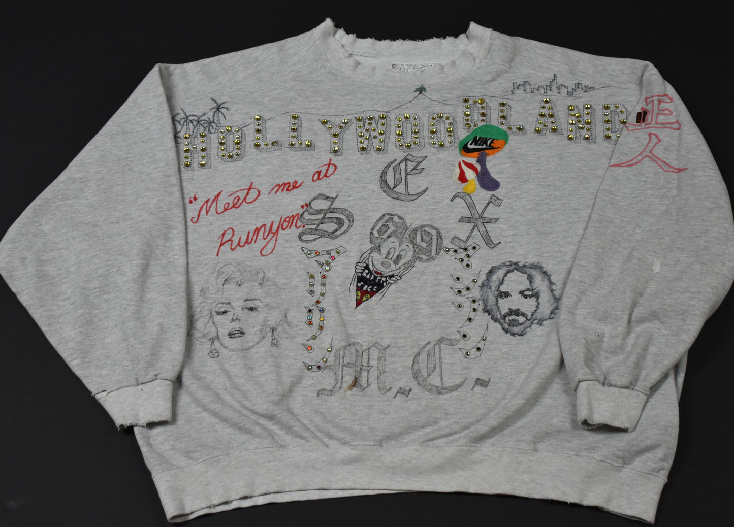 Hollywoodland Hand drawing Sweatshirt