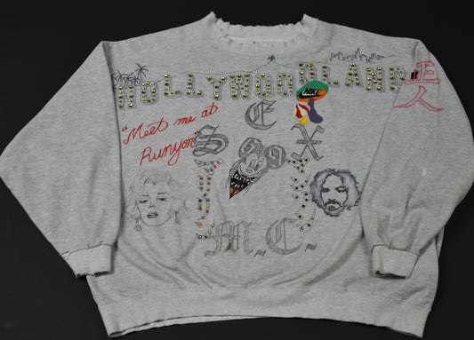 Hollywoodland Hand drawing Sweatshirt