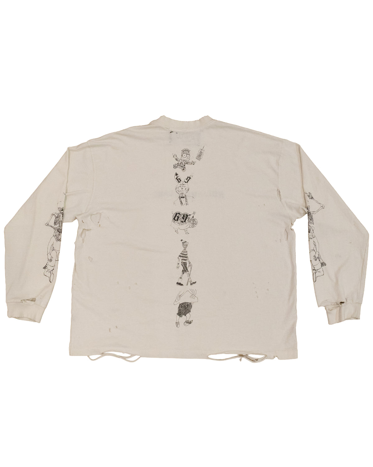 TATTOO STUDDED LS