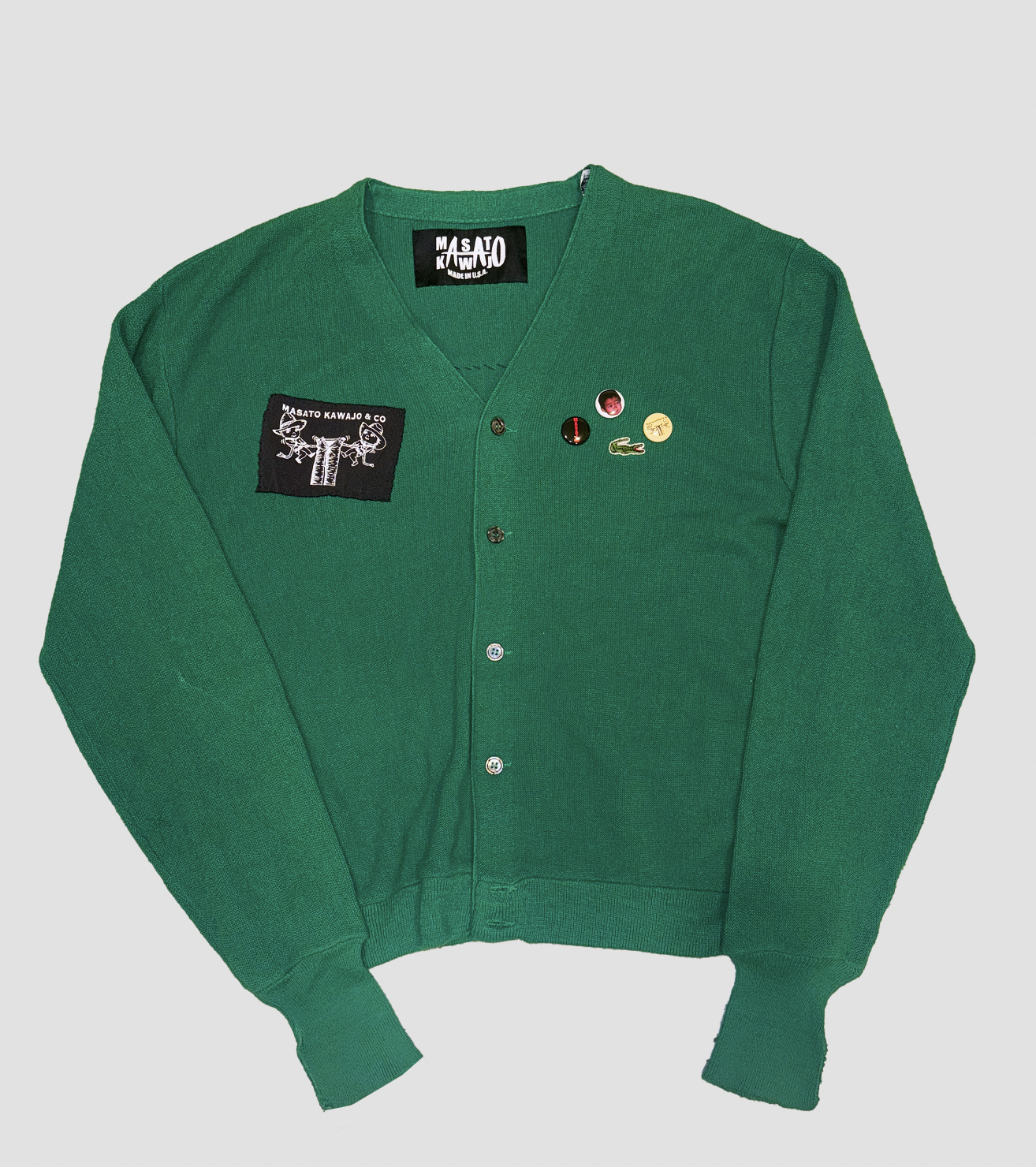 Vintage Lacoste acrylic cardigan