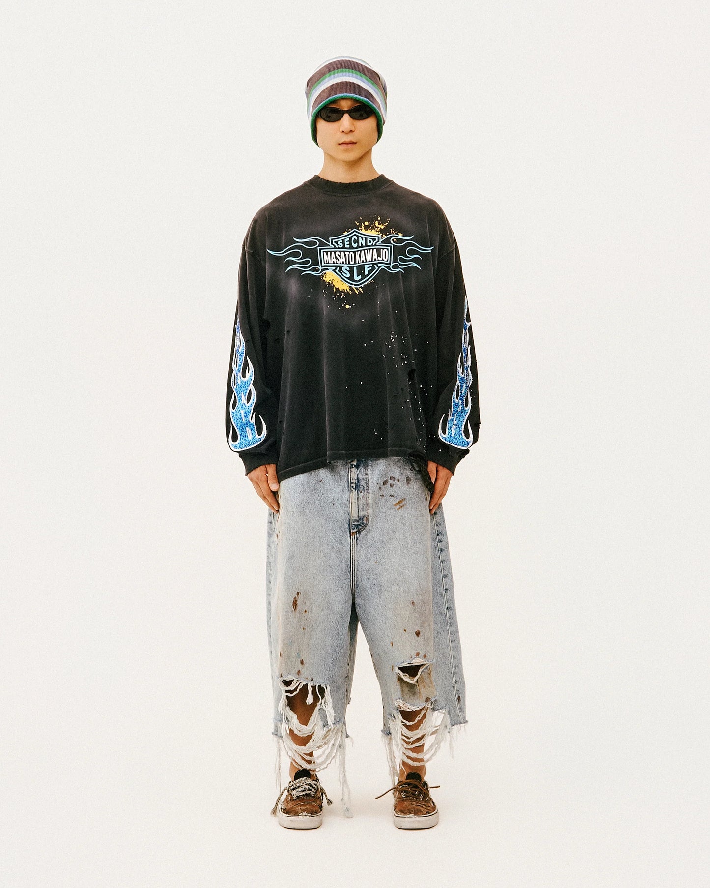 FIRESTORM VINTAGE LS X MASATO KAWAJO Blue