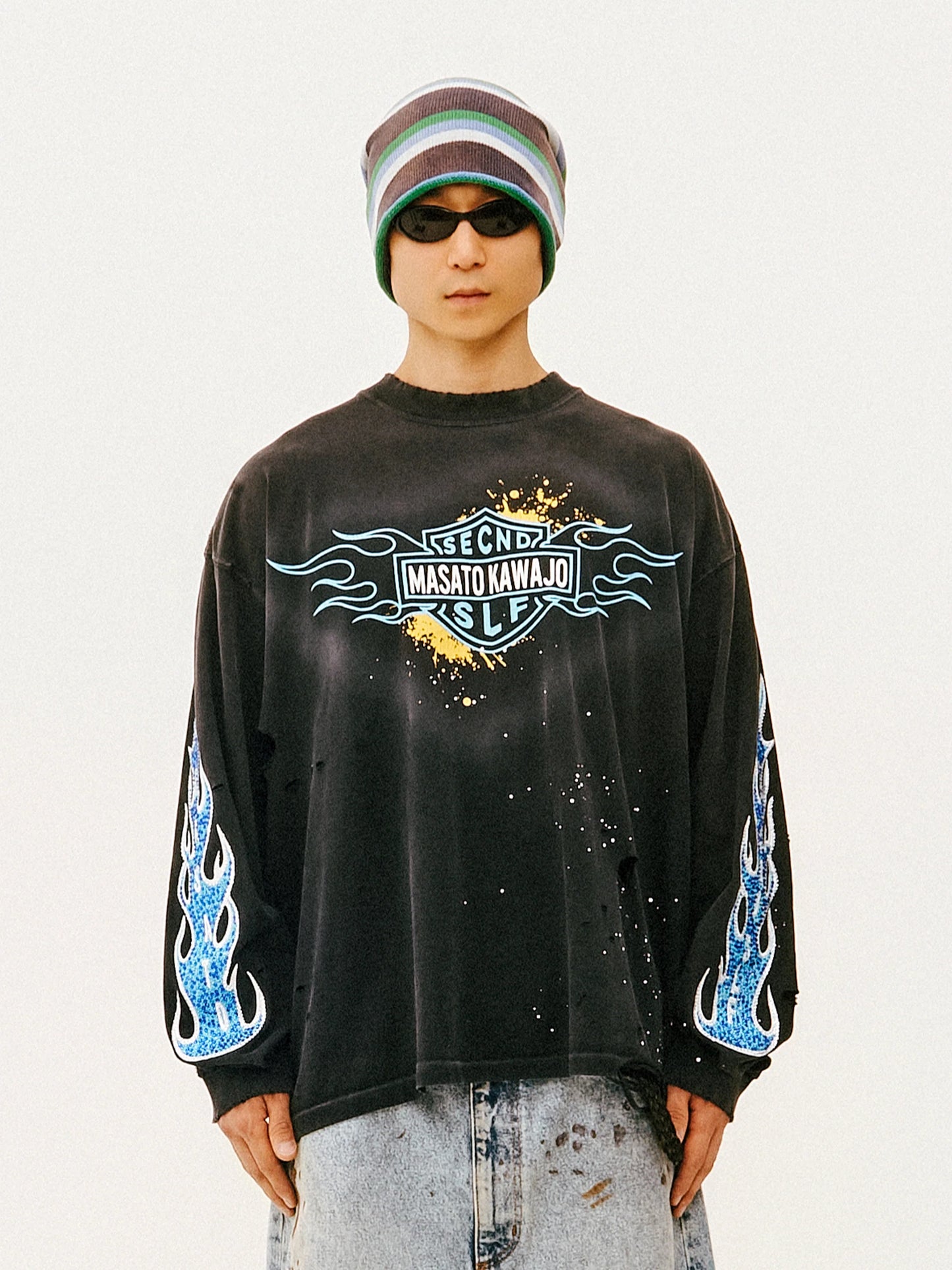 FIRESTORM VINTAGE LS X MASATO KAWAJO Blue