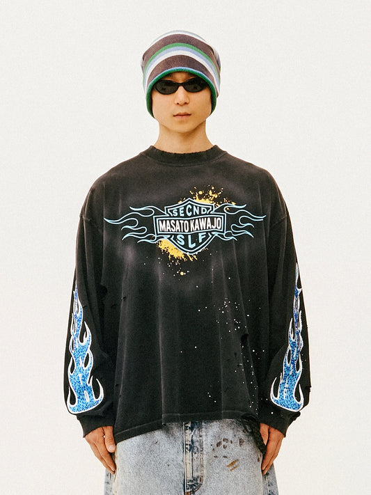 FIRESTORM VINTAGE LS X MASATO KAWAJO Blue