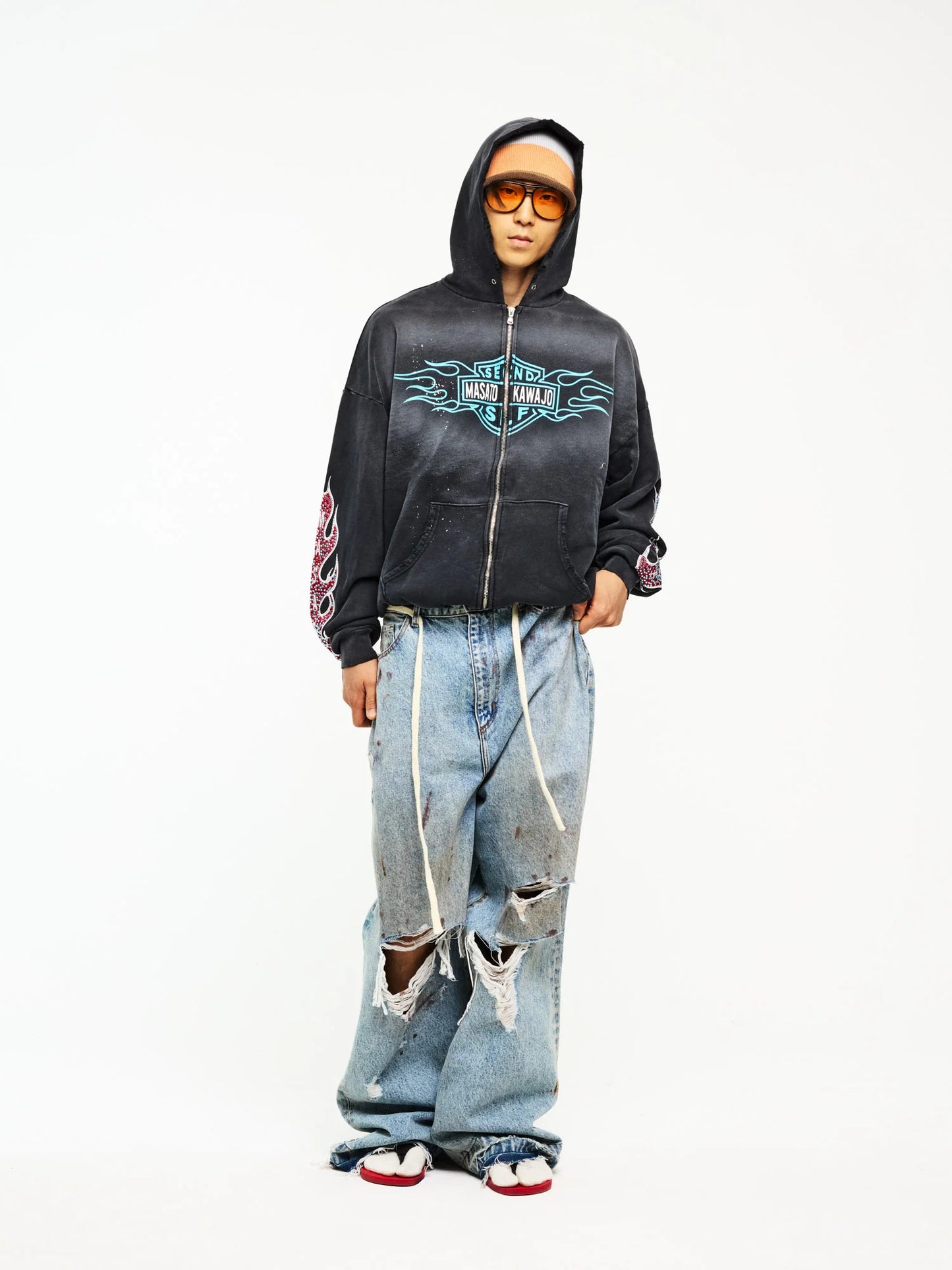 MASATO KAWAJO
FIRESTORM VINTAGE HOODIE X SECND SLF