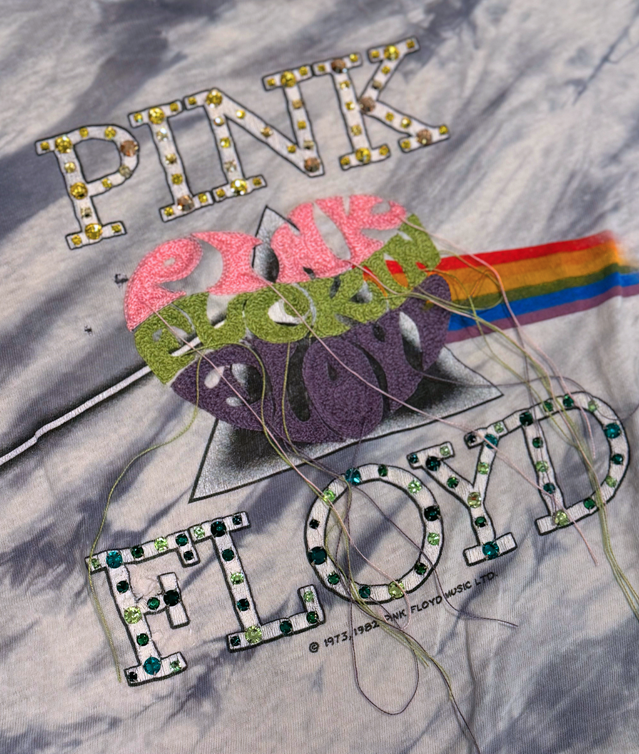 80's Pink Floyd Tie Dye Tee